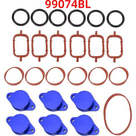 Bouchon de remplacement de soupape de collecteur d'admission 633 mm avec joint torique 99074BL, compatible avec BMW M57 M57D25 (1/5)