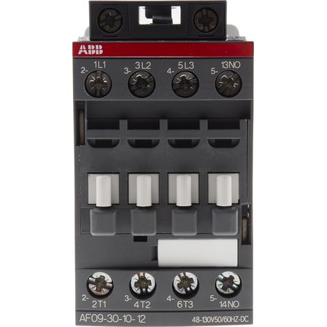 Contacteur ABB série AF, 3 pôles , 3NO, 7 A, 48 130 V c.a./c.c., 4 kW ( Prix pour 1 )