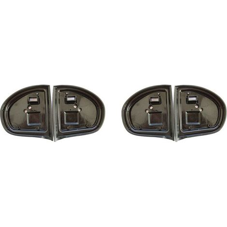 Strisce di gomma sigillanti per specchietti retrovisori esterni sinistro e destro (confezione da 4) adatte per Mercedes-Benz Classe E W211 (modelli 2002-2009) e Mercedes-Benz Classe C W203 (modelli 20 (1/3)