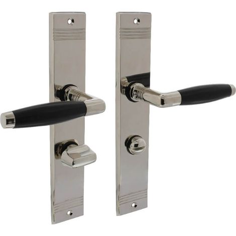 Poignée de porte des années 30 Ton Basic Fermeture de WC 63/8 nickel - 0018.023865