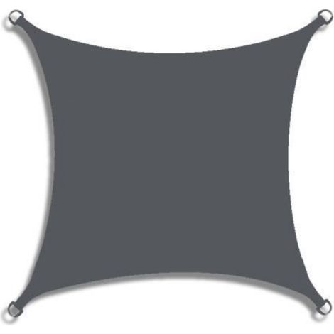 Toile d'ombrage rectangulaire 2 x 2 m - Imperméable - Tissu Oxford en polyester épais - Protection UV - Corde incluse - Idéale pour l'extérieur : jardin, terrasse, patio, fête (1/5)