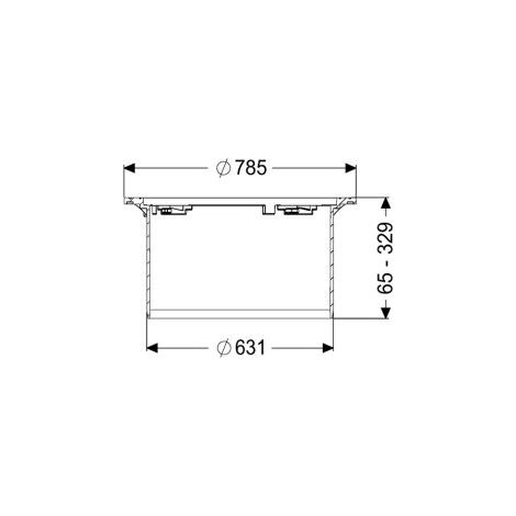 KESSEL 860153 Pièce d'adaptation LW 600