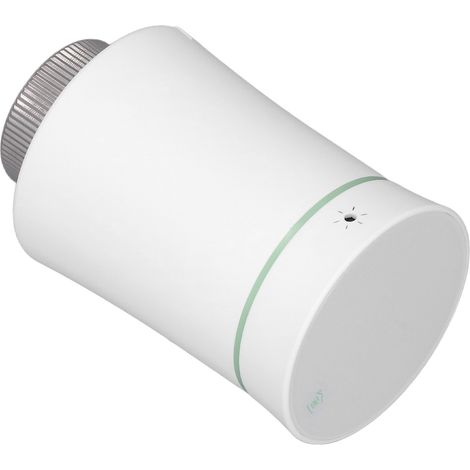 Thermostat intelligent pour radiateur Tuya, blanc, avec application de contrôle de température et programmation à distance via Zigbee. Économies d'énergie. Compatible avec les radiateurs domestiques. (1/5)