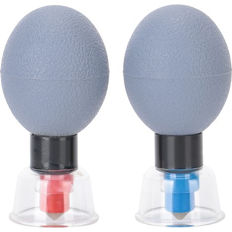 2 pièces Ventouses Magnétiques Portables pour Thérapie par Succion - Appareil de Détente à Ventouse de 3 cm (1/5)