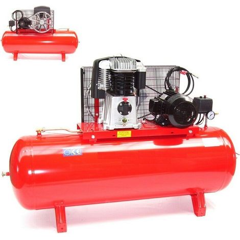 Druckluft Kolbenkompressor 7,5PS 300l 15bar BK119 Werkstattkompressor 5,5kw (1/5)