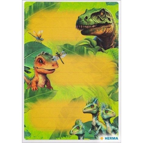 Adesivi scolastici - Dinosauri, 9 pezzi
