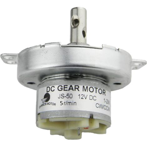 Gear Motor JS-50 DC 12V 5RPM Gear Motor 2W Electric Motor