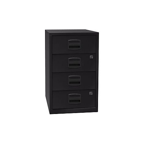 Armario auxiliar PFA  4 cajones universales  negro