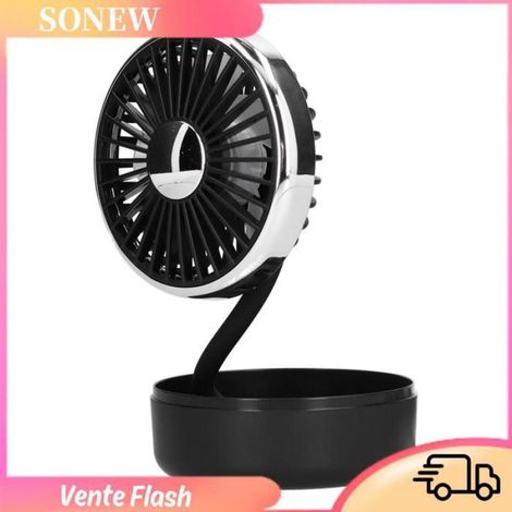 Ventilateur Voiture - Rotatif Silicium Flexible - Pour Sortie Climatisation - USB 5 V - 3 Vitesses - 225 G (1/5)