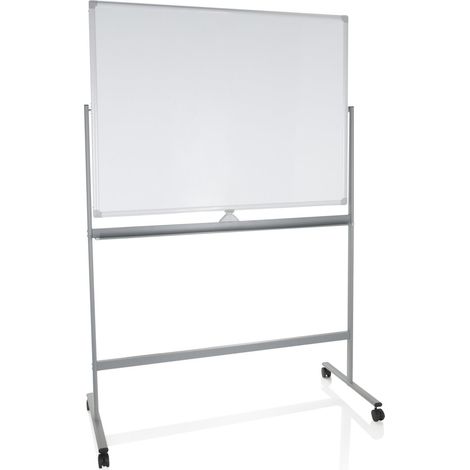 Whiteboard / Wendetafel MULTIBOARD I magnetisch weiß / silber hjh OFFICE (1/5)