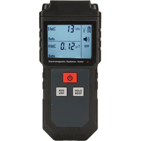 Détecteur de champ électromagnétique portable 5Hz-3500MHz, écran LCD numérique pour mesure de rayonnement et chasse aux phénomènes paranormaux (1/5)