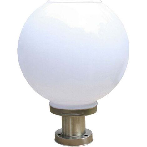LED Solar Torsäulenleuchte für den Außenbereich, Kabellose runde Kugel Gartenlaterne, Terrassen- und Terrassenbeleuchtung IP65 wasserdicht, Edelstahl, Fernbedienung, dimmbar, Zeitsteuerung, 3 Farben, (1/4)