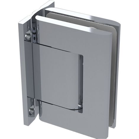 Duschtür Scharnier 8010BTJC 90 Grad Glas-Wand Hydraulik, Aluminium silberfärbig (1/5)