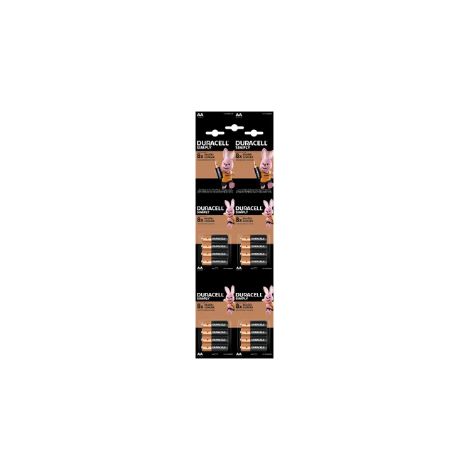 Piles alcalines Duracell Basic AA - 16 pièces (1/2)