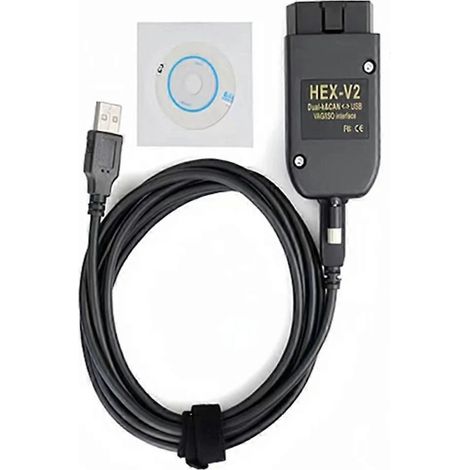 Câble diagnostic OBD2 USB automobile pour véhicule (1/5)