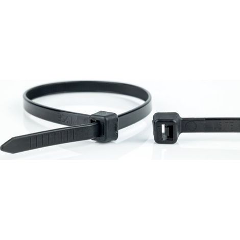 WKK 110126071 Fascetta riutilizzabile Fascetta riutilizzabile Plastica Nero 100 pz.
