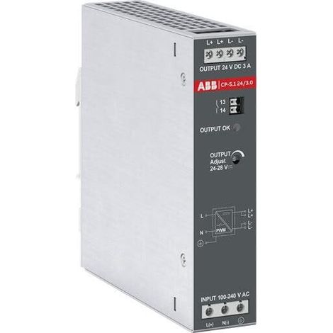 ABB CP-S.1 24/3.0 NETZTEIL, OUT: DC 24V/3A (1SVR320361R1000)