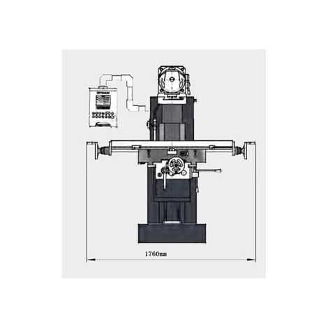 Fresadora universal. SERIE INDUSTRIAL.4 CV / 3 kW / 400 V. OPTIMUM MT 130 S (1/5)