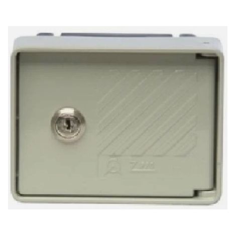 Zippo scatola porta apparecchi con chiusino blindato da incasso 2057/gm