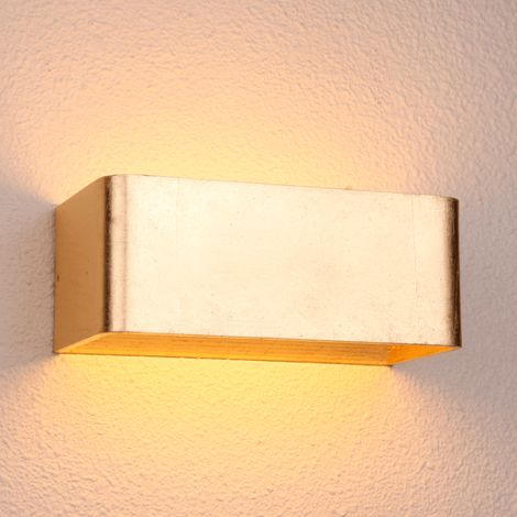 Goldene klappbare LED Wandleuchte - 20 cm - Quadra