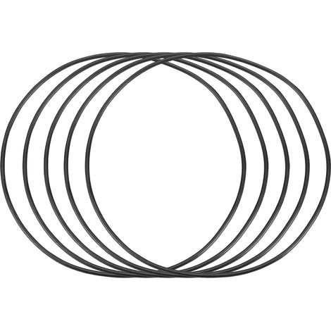 Joint torique en caoutchouc nitrile (5 pièces) - Diamètre extérieur : 78 mm, intérieur : 75 largeur (1/5)