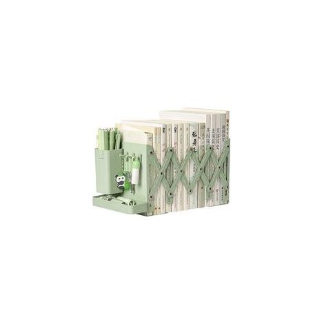 Supports de livres réglables et robustes, étagère de rangement verte . (1/5)