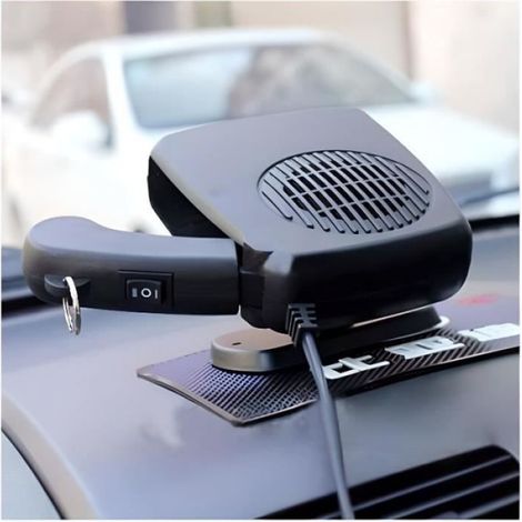 Chauffage D'appoint - Ventilateur Chauffage 12 V - Pour Voiture Camping Caravaning - Câble 1,6 M - Compact Portable (1/4)