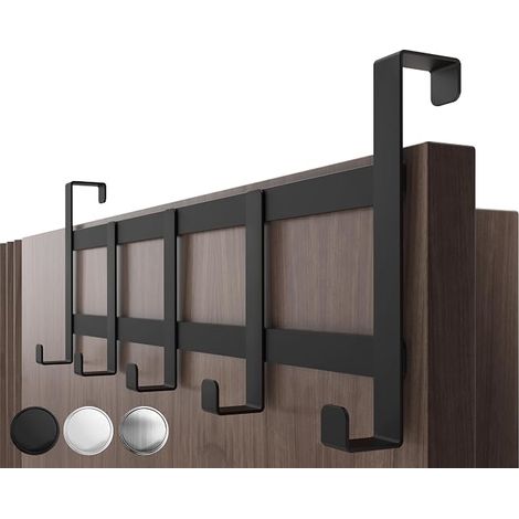 Coat Hanger, Black - Heavy Duty Hook for Doors and Other Models, Easy to Assemble (1/5)