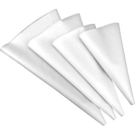sac à poche in silicone riutilizzabili, formato extra large/large/medium/small, professionali per glassa e decorazione di torte. (1/4)