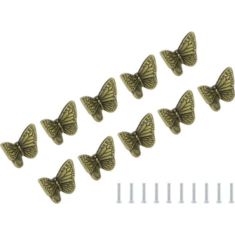 Butterfly Dressers Starfish Wardrobe Cabinet Handles bronze Drawer (1/5)