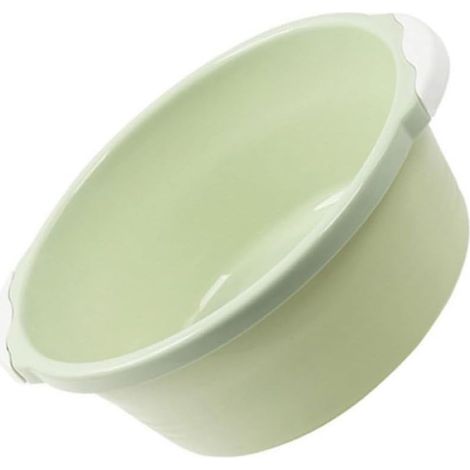 Lot de 2 Lavabos en Plastique Vert pour Salle de Bain Cuisine, Multifonctionnels, sans Odeur, Matériaux Pp Solide pour Usage Domestique (1/5)