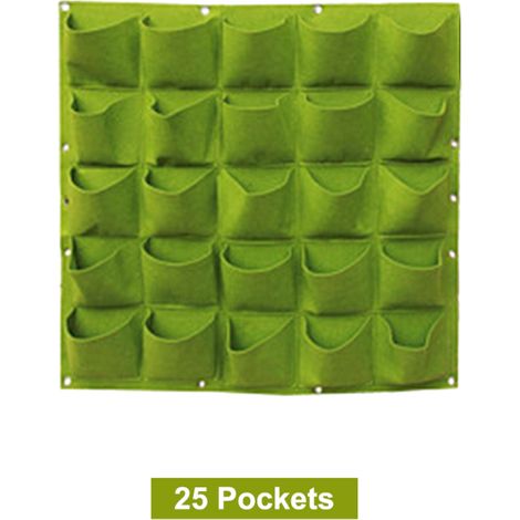 Sacs de pépinière suspendus en feutre, sacs de culture pour plantes de serre, supports muraux pour pots de fleurs et produits de jardin (1/5)