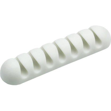 Kabelhalter mit 7 platzen - wei