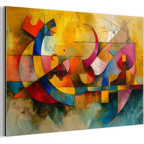 CUADRO DE METAL Arte - Abstracto - Moderno Cuadros Decorativos 90x60 (1/5)