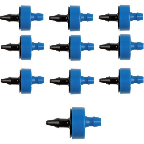Lot 10 Goutteur auto-regulant 2L/H Bleu - jardiboutique