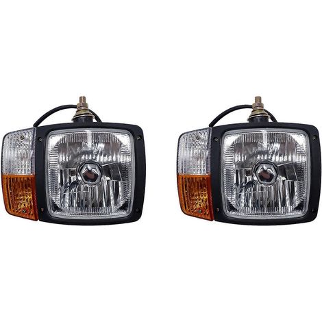 2 feux de travail clignotants LED universels, pour tracteur, remorque, excavatrice, camion, côté gauche (1/5)
