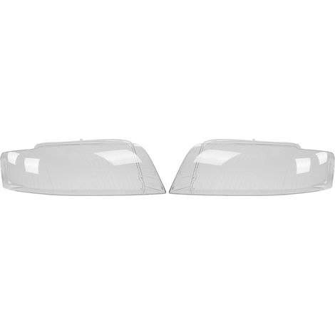 Paire de vitres de phare avant transparentes coques 8E0 941 029C compatibles A4 B6 2002-2005 (1/5)