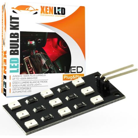 Module de remplacement LED pour VAG Audi VW & SEAT pour modèle 4E0 947 415 A - ROUGE Puissant (1/5)