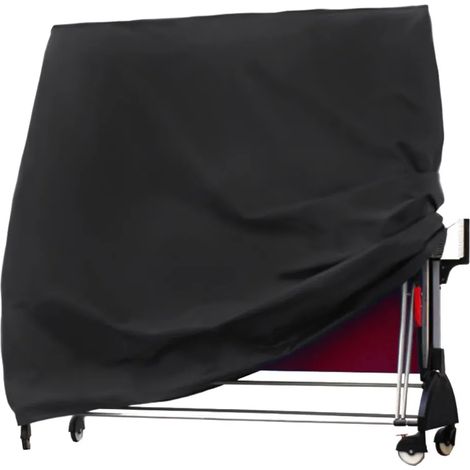 Housse pour table de ping-pong - ouverte et fermée - imperméable et résistante aux déchirures (1/5)