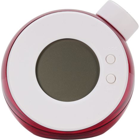 Typ 3 Geräuschloser LED-Digitalwecker mit Wasserstrahl für Nachttisch oder Schlafzimmer.