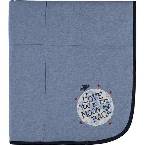 Coperta per neonati blu Kanz (1/3)