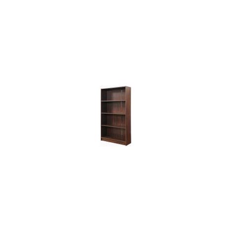 Walnut Brown Tall Bookcase With Adjustable Shelves Modern Storage Unit In 6 Colours (1/4)