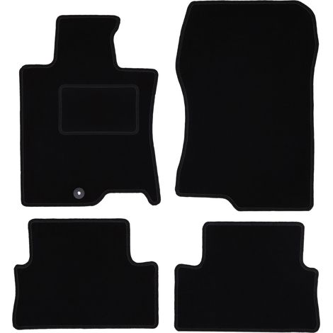 Tapis en velours noir pour : Honda Accord VIII berline, break, tourer (2008-2015) (1/5)