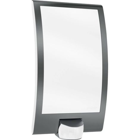 Steinel L 22 S 035709 Applique extérieure avec détecteur de mouvement Ampoule à économie d'énergie, LED E27 60 W anthra (1/4)