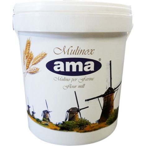 Seau avec couvercle pour moulin à grain AMA 16 Lt