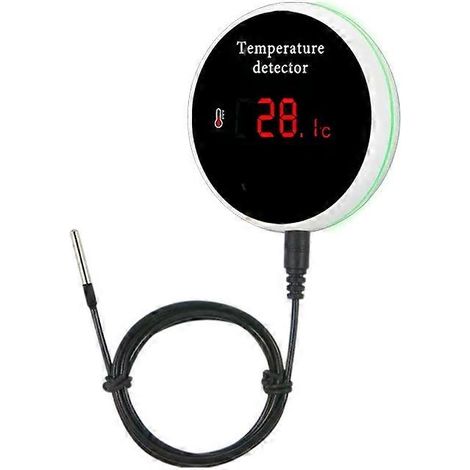 Digitaler Tuya WLAN-Temperaturdetektor mit 1-Meter-Sensor, Smart-Life-Thermometer, Thermostat, App-Fernüberwachung – JXLGV (1/4)