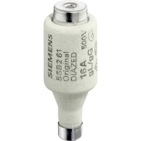 Siemens 5SB251 Inserto fusibile Misura fusibile = DII 10 A 500 V DC/AC 25 pz. (1/2)