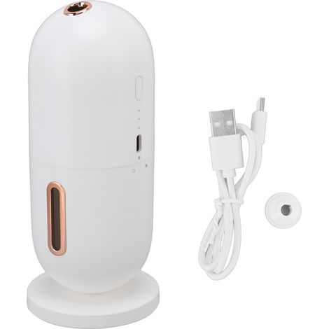 Ätherisches Öl-Diffusor mit 3 Modi, 1200-mAh-Akku, extrem leiser Betrieb, tragbar, einfach zu bedienen, Aromatherapie-Diffusor für Zuhause und Büro, weiß (1/5)