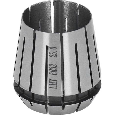 Spannzangenfutter Federspannzange Hartmetall ER32 Klemme Drehmaschinenzubehör für Fräsmaschine 25mm / 0.