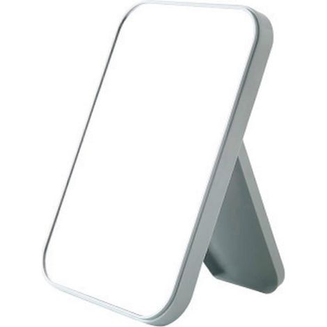 Petit miroir de maquillage pliable, miroir de maquillage portable, petit miroir de bureau, miroir carré pour chambre d'étudiante (1/5)